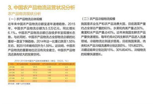 农产品流通现状及细分领域分析简报